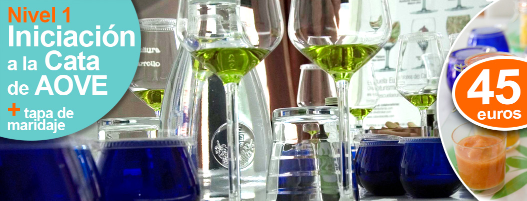 Cursos de Iniciación a la Cata de Aceite de Oliva Virgen Extra + tapa maridaje
