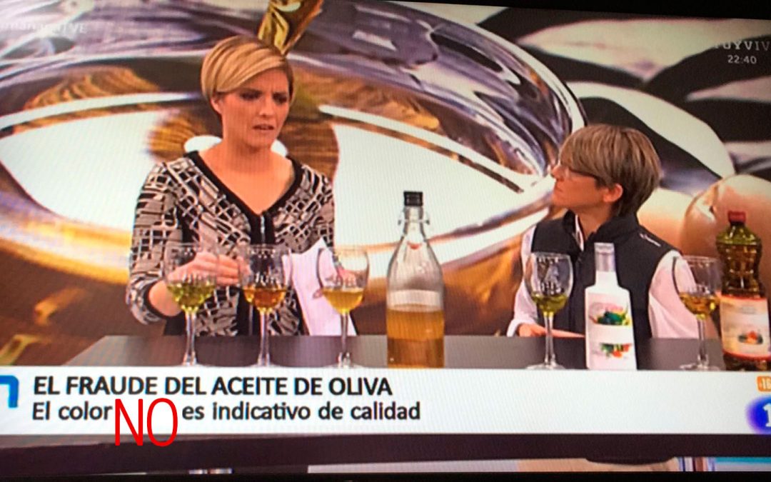 Entrevista para hablar de “los aceites de oliva” en RTVE